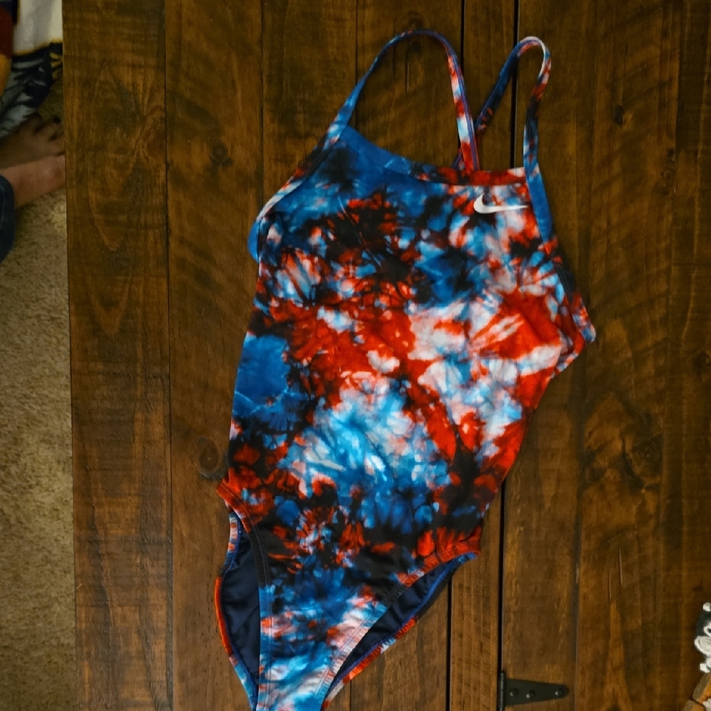 Nike HydraStrong Blue Swimsuit